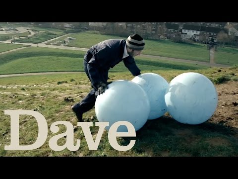 Place Three Balls On Top Of A Hill | Taskmaster | Dave