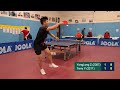 Zhen yonglong 2307 vs terry young 2211 at icc joola spring open on 342023