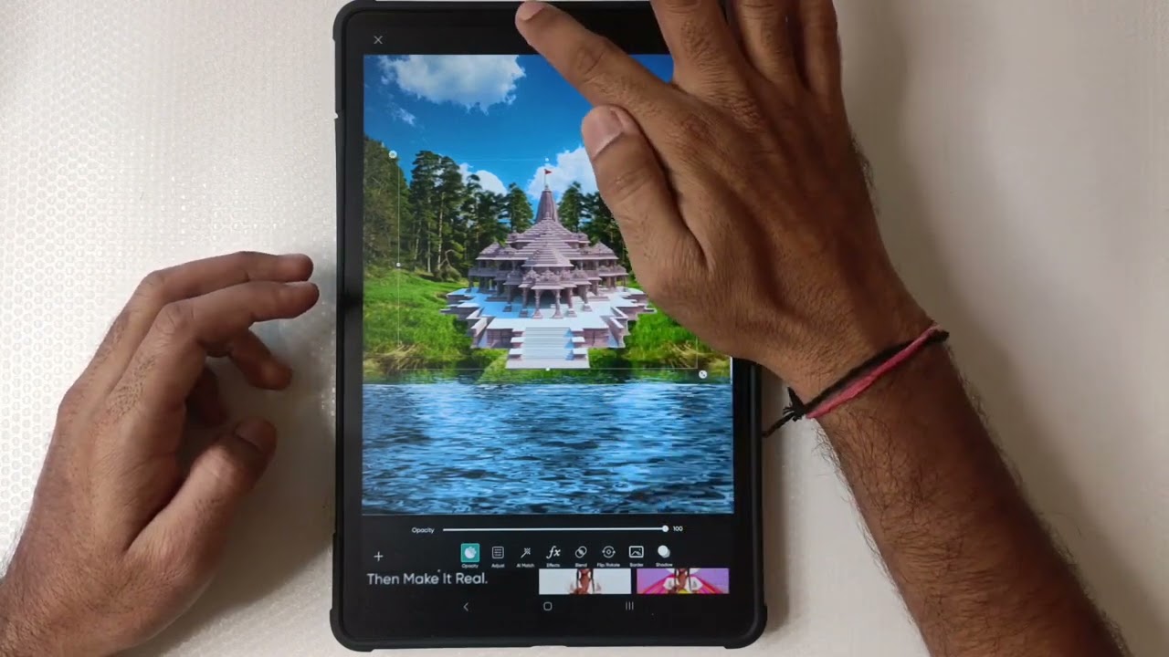 Ram Mandir ayodhya Picsart photo editing || cv pvgraphy 