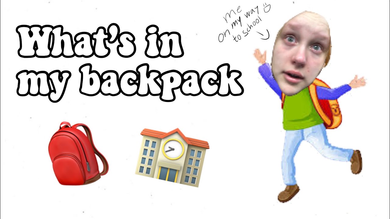 Whats in my backpack 💅🌝 YouTube