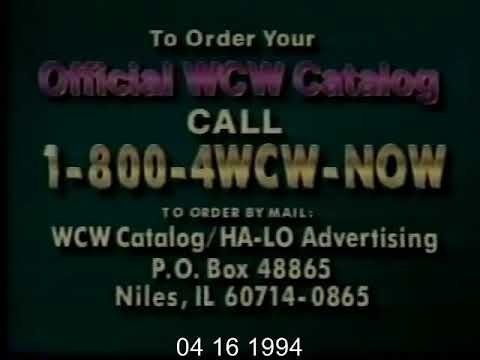 Commercial - WCW Official Merchandise Catalog (1994)