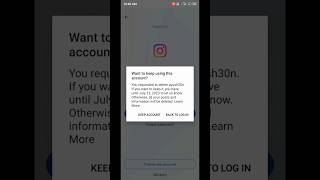 Reactivate Account #instagram #smartphone #tech #tricks