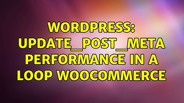 Wordpress: update_post_meta performance in a loop woocommerce