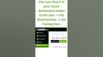 What are  Ezoic Ad Categories?