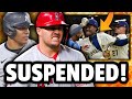Mlb just suspended multiple players mike trout is done for 2024 recap
