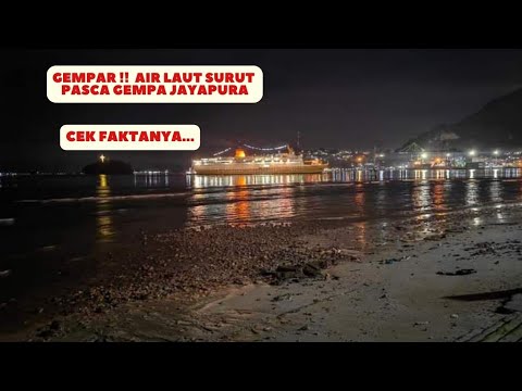 Gempar Air Laut Surut di Jayapura Papua Setelah diguncang Gempa di Jayapura, Ini Penjelasan BMKG