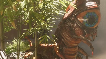 Oculon the Centipede Eyeball Monster, Unity 3d HDRP Test