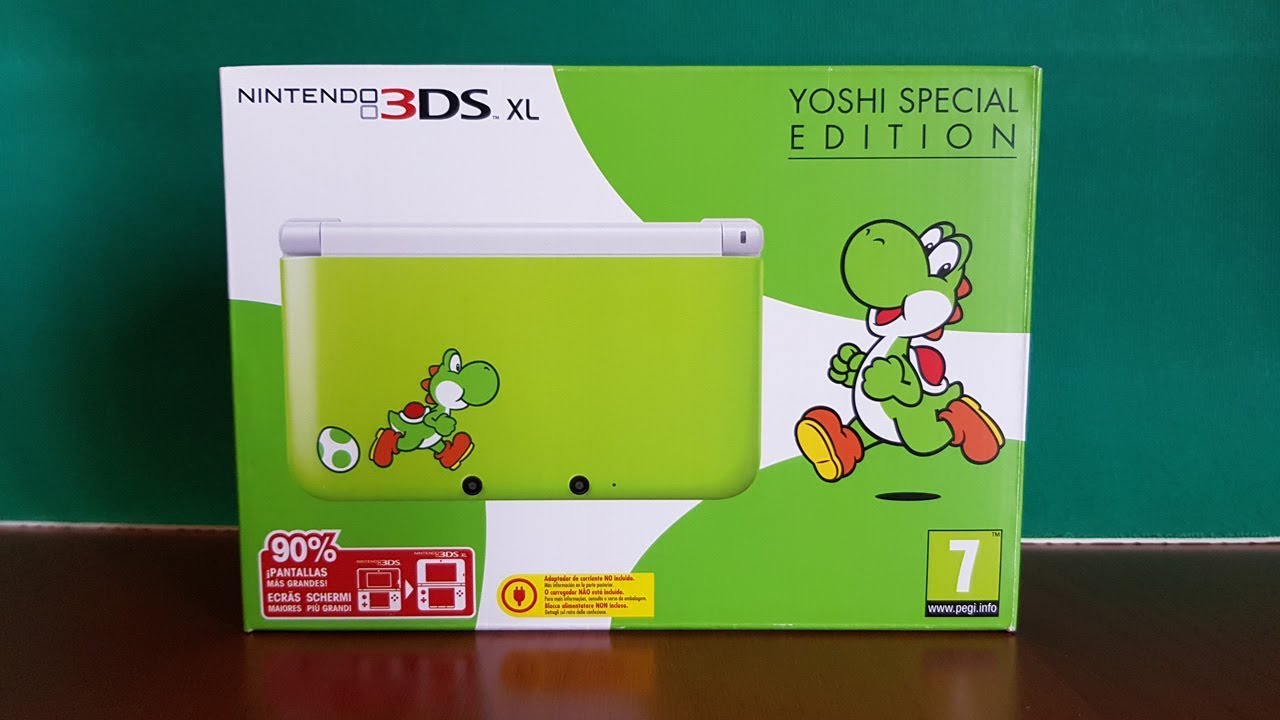 Nintendo 3DS XL Yoshi Special Edition Unboxing YouTube