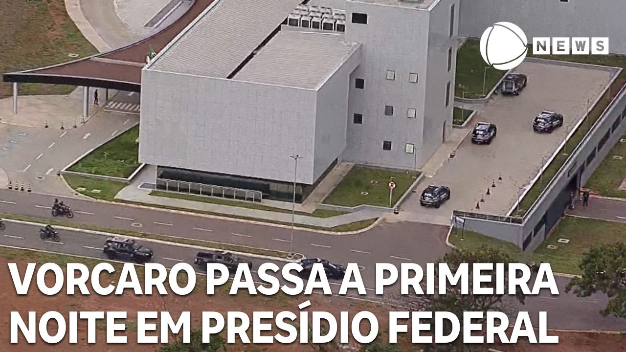 Daniel Vorcaro passa a primeira noite em presídio federal