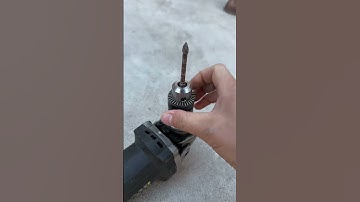 #Angle grinder to hand drill