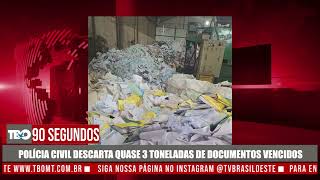 CIVIL POLICE DISCARD NEARLY 3 TONS OF EXPIRED DOCUMENTS