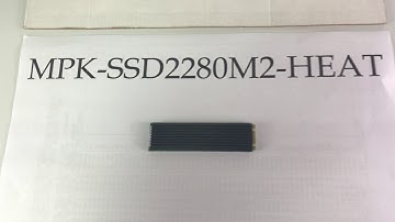 How to use MPK SSD 2280 M.2 HEAT heatsinks black (www.memorypack.com.tw/px/px.html)