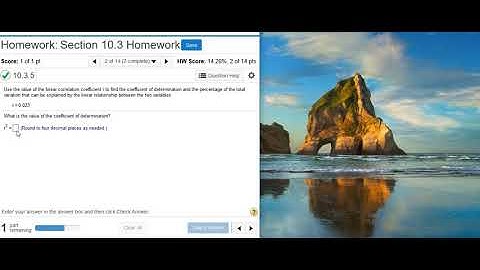 Finding the coefficient of determination and the explained variation