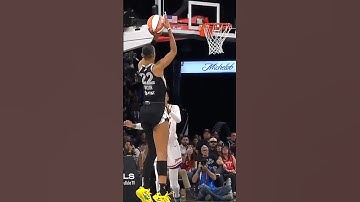 A’ja Wilson and the LAs Vegas Aces pick up a win in game 1 of the WNBA finals #wnba #lasvegasaces