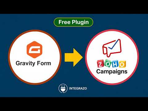 Gravity Forms to Zoho Campaigns Integration (Free Plugin) | WordPress Tutorial