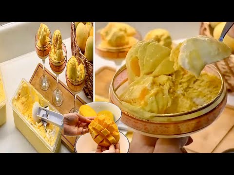 *3 INGREDIENT* MANGO ICE CREAM RECIPE HOW TO MAKE ICECREAM AT HOME