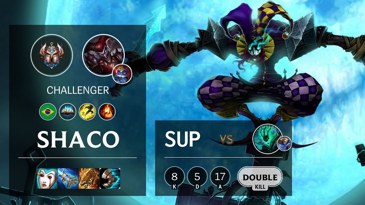 Shaco Support vs Thresh - BR Challenger Patch 10.3