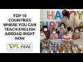 Top 10 TEFL Countries Where You Can Teach English Right Now