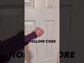 Construction BASICS Solid Core Hollow Core Doors