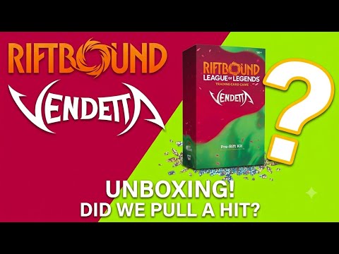 🔥 RIFTBOUND: VENDETTA PRE-RIFT KIT UNBOXING! 🔥 Did We Get A Hit?!