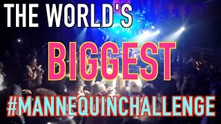 The world's BIGGEST #MannequinChallenge!