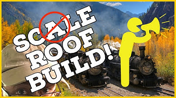 How to Scratch Build a Scale Model Structure - Constructing a Roof for My N Scale Watermill