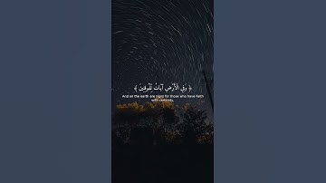 تلاوة خاشعة تريح القلب | سورة الذاريات 51:20-21