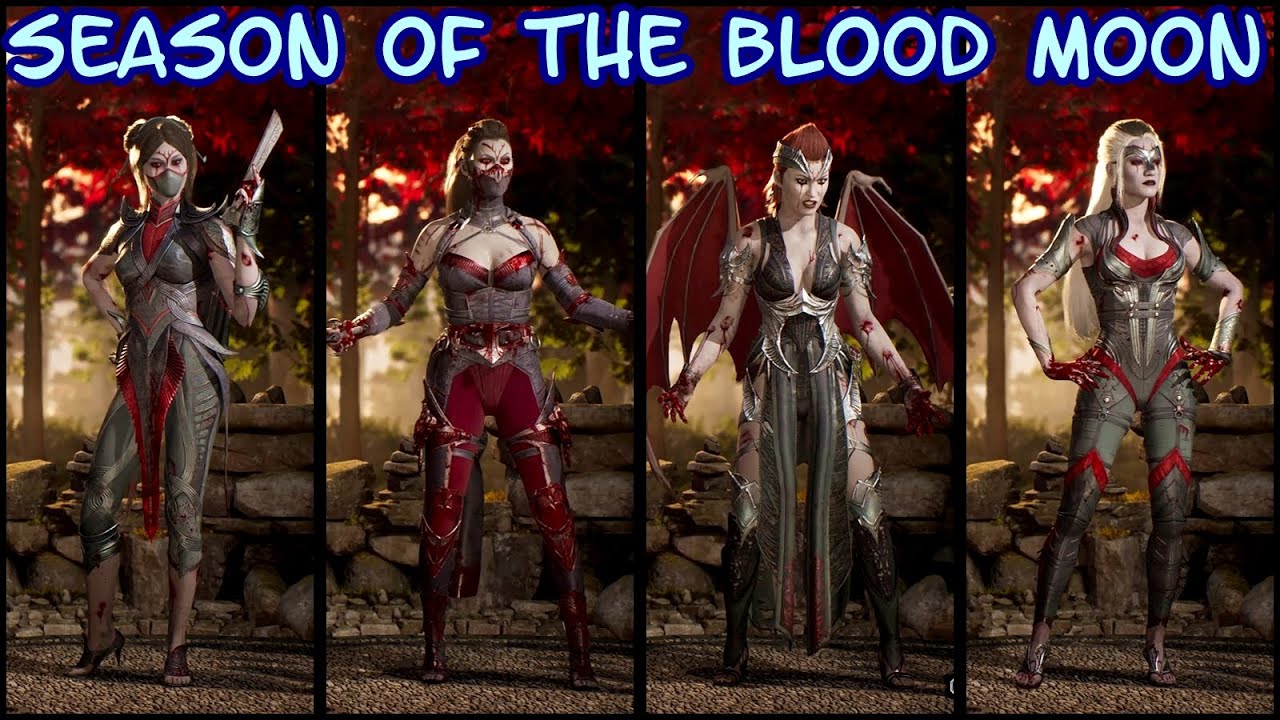 Season of the Blood Moon Shop Rewards - Skins and Gear - Mortal Kombat 1
