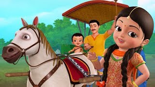 Chal Chal Gurrapu Baṇḍi - Horse Cart Song Telugu Rhymes For Children Infobells