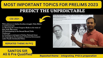PRELIMS 2023 MOST IMPORTANT TOPICS 2023 #iasprelims2023 #cseprelims