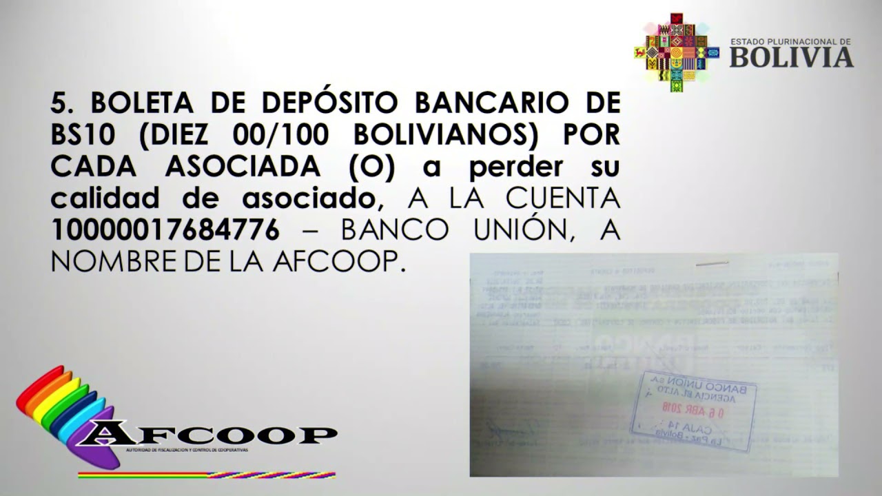 TRAMITES EN LA AFCOOP