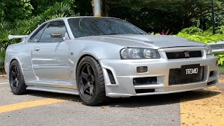 Nissan Skyline R34 GTR Custom Exhaust