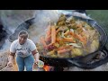 Jamaican Style Curry Chicken with Iandra Babooram Outdoor Cooking