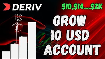 How To Grow a $10 Account To $2,000 in 30 Days (Deriv Strategy Explained)