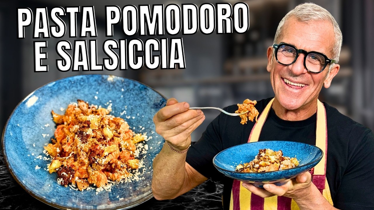 PASTA CON SALSICCIA E POMODORO Facilissima! Ricetta di Chef Max Mariola