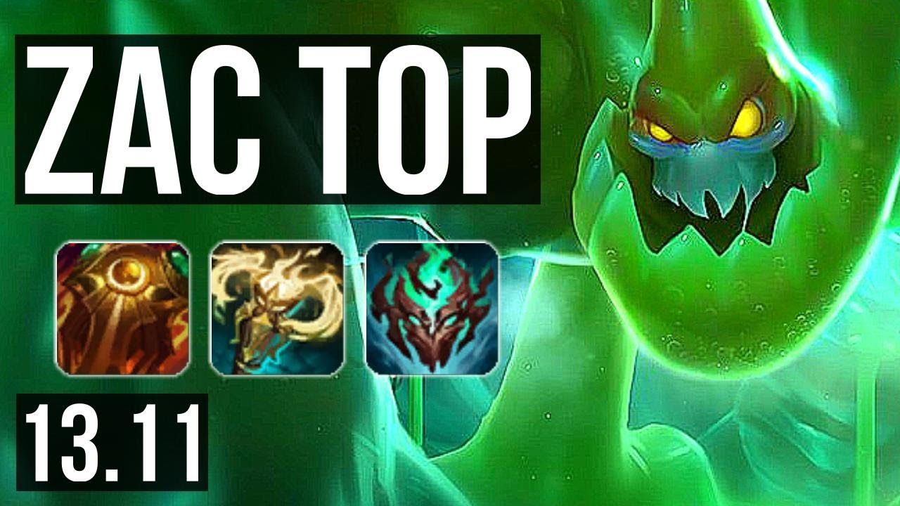 ZAC vs CAMILLE (TOP) 5/0/7, 1600+ games, 1.2M mastery KR Master