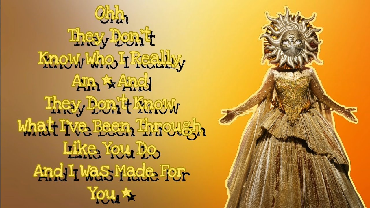 Sun Performs "The Story" By Brandi Carlile (Lyrics) The Masked Singer