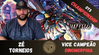 YUGIOH TCG - DINOMORPHIA - DECK PROFILE JOSÉ HENRIQUE - VICE CAMPEÃO - OTS CHAMPIONSHIP