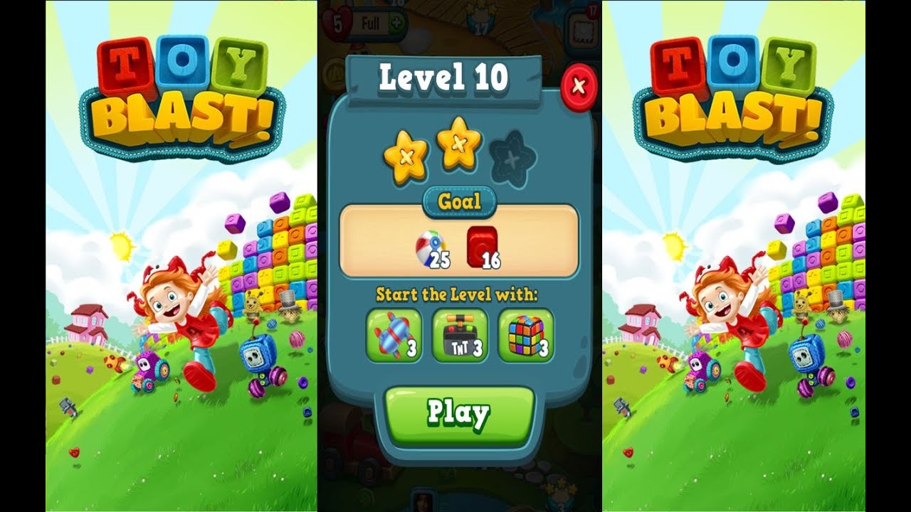 Toy Blast Level 10 HD 1080p