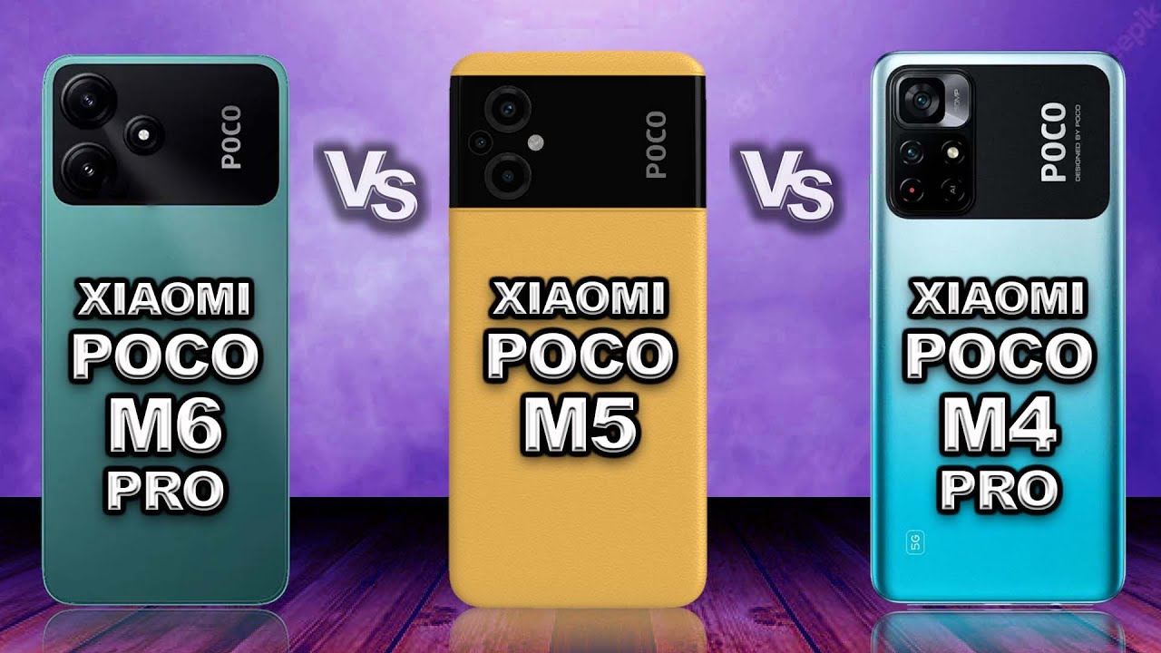 Poco M6 Pro 5G vs Poco M5 vs Poco M4 Pro 5G, Comparison Video