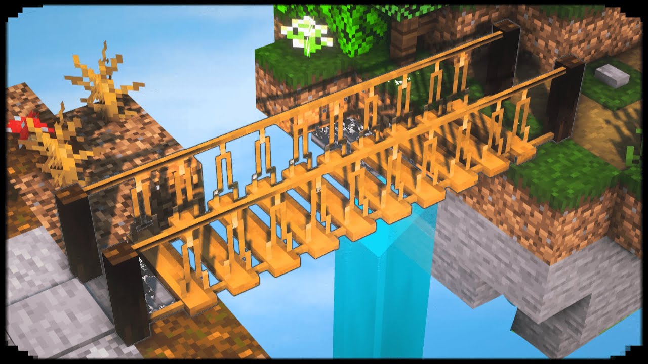 Minecraft: 10 Bridge Building Ideas | How to Build a Bridge - YouTube