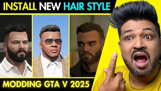 NEW HAIRCUT MOD FOR MICHAEL FRANK & TREVOR IN GTA 5 | HINDI TUTORIAL