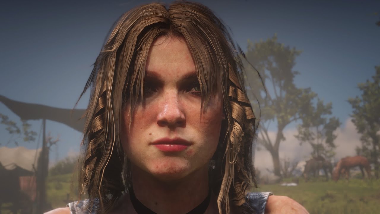 Grimshaw Slaps Karen : Red Dead Redemption 2 - YouTube