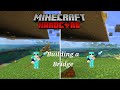 Minecraf Mobilet Hardcore building an Bridge #3 