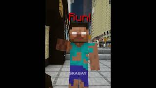 Helping Herobrine To Take His Revenge  #minecraft #memes #meme #minecraftshorts