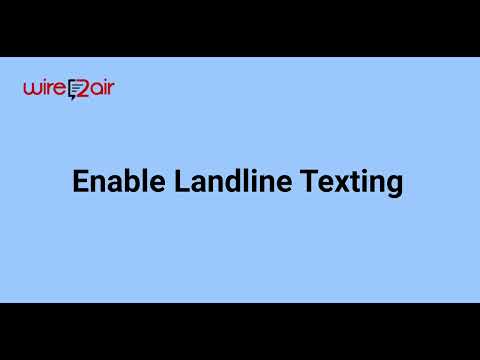 Enable Landline Texting – Step-by-Step Guide to Boost Business Communication - video from TXTImpact