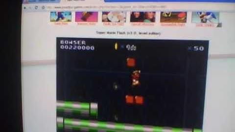 Alfonzo the Llama Super Mario Flash Level Editor and Cheat!