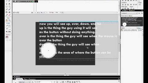 Tutorial 1 - How to make a button in Flash 8 (Pretty detailed)