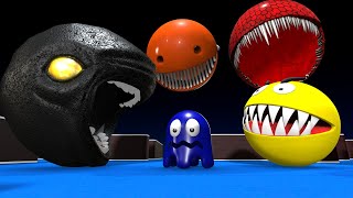 Pacman VS Dangerous Monsters Pacman In Amazing Adventures / Videos [Volume 5]