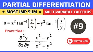 PARTIAL DIFFERENTIATION | MULTIVARIABLE CALCULUS SOLVED PROBLEM 9  @TIKLESACADEMY